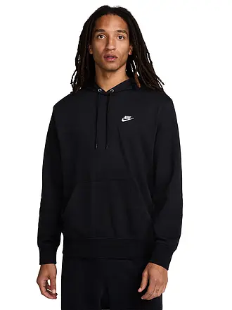NIKE | Sweat à capuche homme NK Club French Terry | schwarz